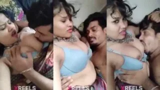 Bhabhi Feeding Boobs To Her BF Indian MMS