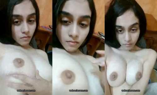 Collage skinny girl big boobs Indian MMS