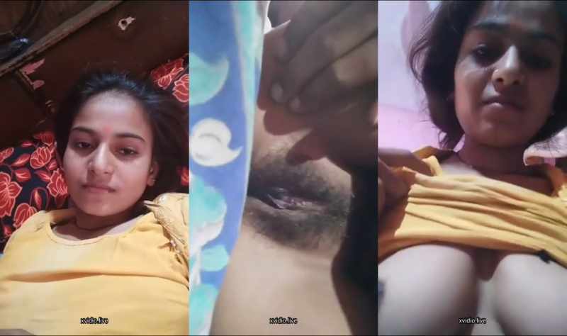 Cute desi girl tight pussy and boobs Indian MMS