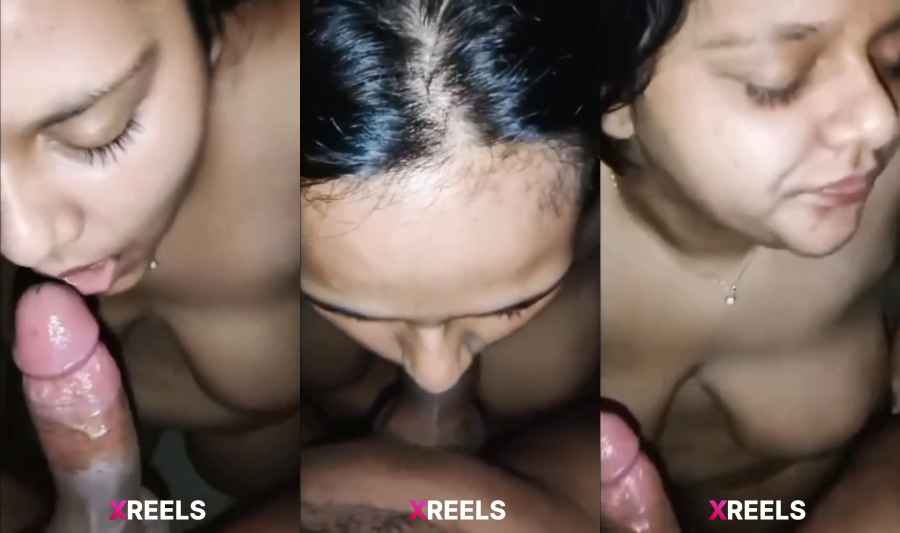 Desi Girl Gives Blowjob To Her BF Indian MMS