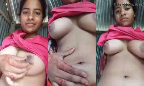 Desi bengali girl showing her navel and boobs Indian MMS