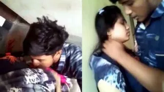 Desi girl Big Boobs Sucking By BF Indian MMS