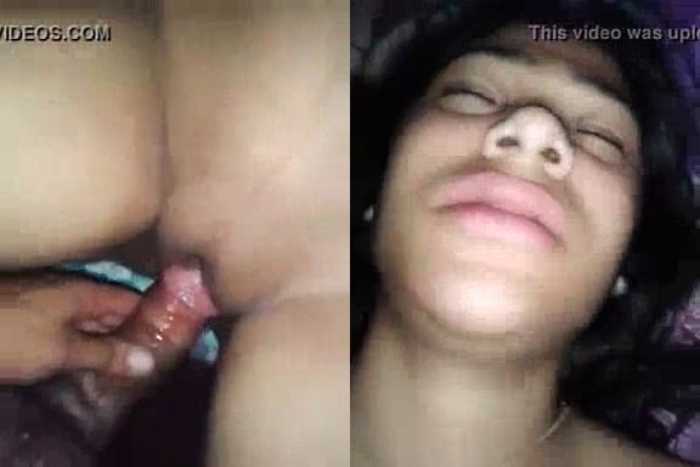 Desi girl in first time sex with her lover Indian MMS