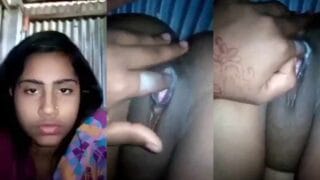Horny Village Girl Hard Fingering Indian MMS