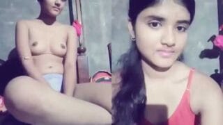 Innocent desi cute girl nude Indian MMS
