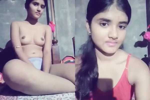 Innocent desi cute girl nude Indian MMS