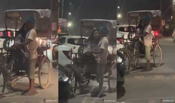 Mumbai girl giving handjob to a rickshaw guy Indian MMS