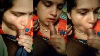 Very Cute Bhabhi Sucking Dick Slowly Indian MMS