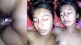 Very innocent 18+ teen girl sex Indian MMS