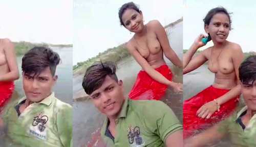Village girl showing small boobs Indian MMS