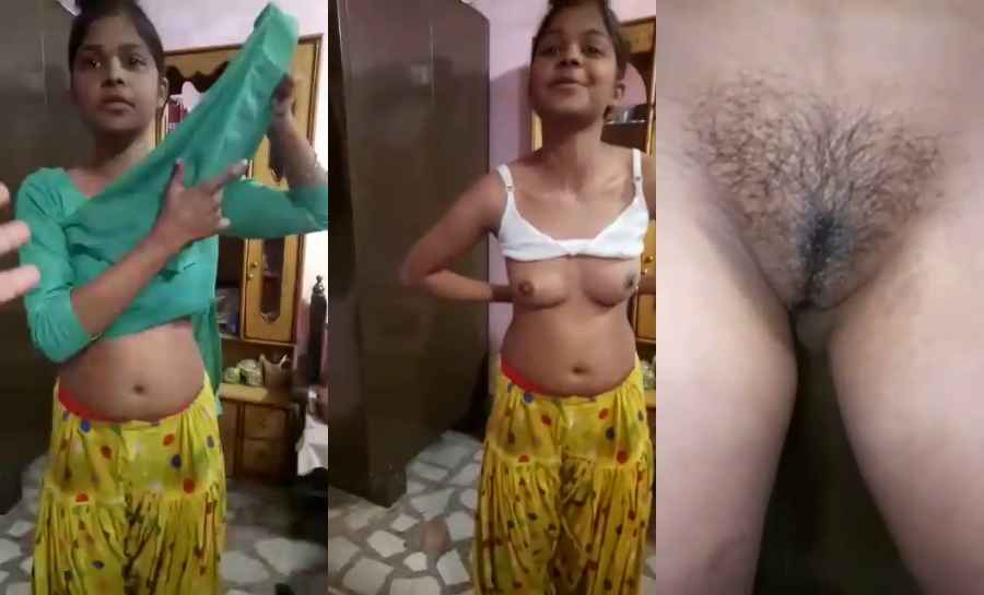 Virgin Desi Girl Small Boobs and Pussy Indian MMS